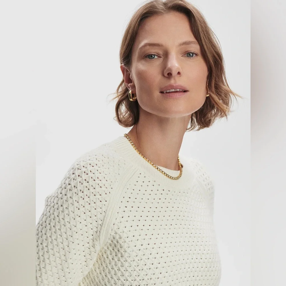 ♥️ Varley Lucy knit in cream NWT - Picture 3 of 7
